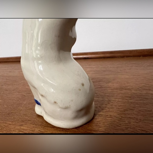 Vintage Salt or Pepper Shaker Replacement Shawnee Puss 'n Boots Cat Bow Pottery - Picture 8 of 11